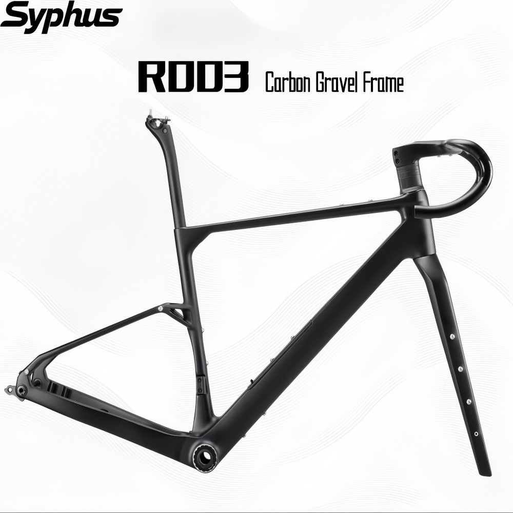 Syphus 2026 New Carbon Gravel Bike Frame T47 Gravel Bike UDH Hanger Carbon Bike Fram Gravel Bicycle 