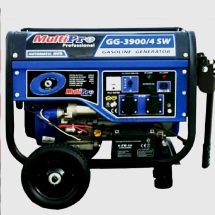 Genset Listrik Bensin 2.500 Watt MULTIPRO GG 3900/4 SW Gasoline Genset