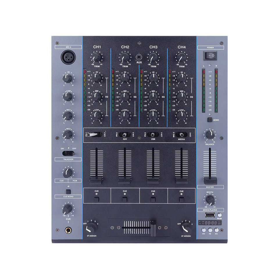 Professional Mini DJ Controller for Club Disco Home Audio Power Mixer Console Mini Speaker Use