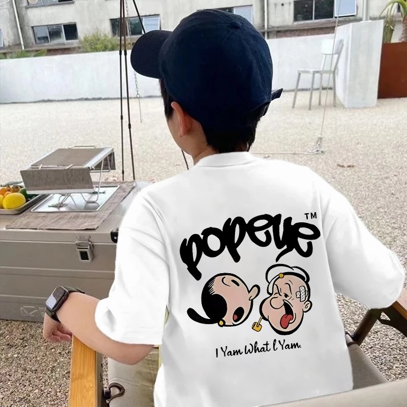 Kaos anak pria|2-12 Tahun|Cetakan gaya Korea|korea style premium baju atasan|Anak pria 10 tahun impo