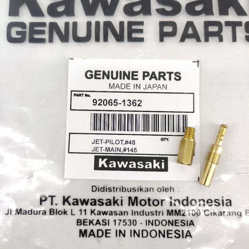 Carburator Karburator Tuning Kit Pilot Jet 48 - Main Jet 145 Kawasaki Ninja 150 R RR Original MURAHS