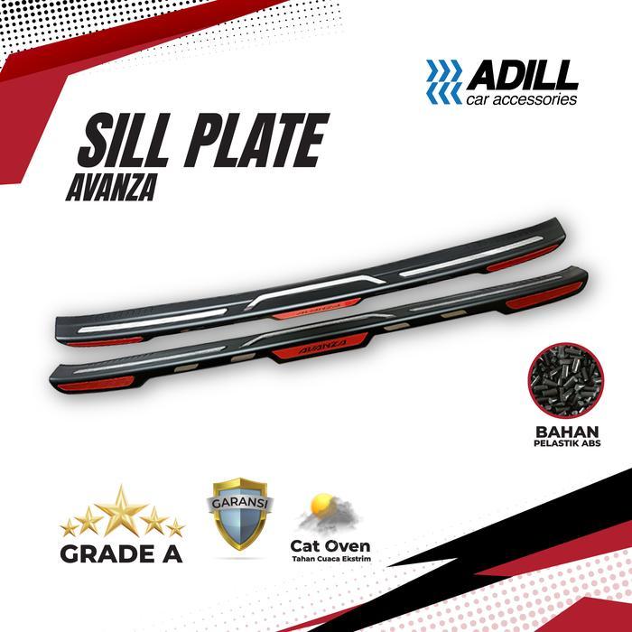 BARU sillplate sill plate belakang dengan reflektor avanza 2012-2020 - Avanza 2012-2020 ASLI