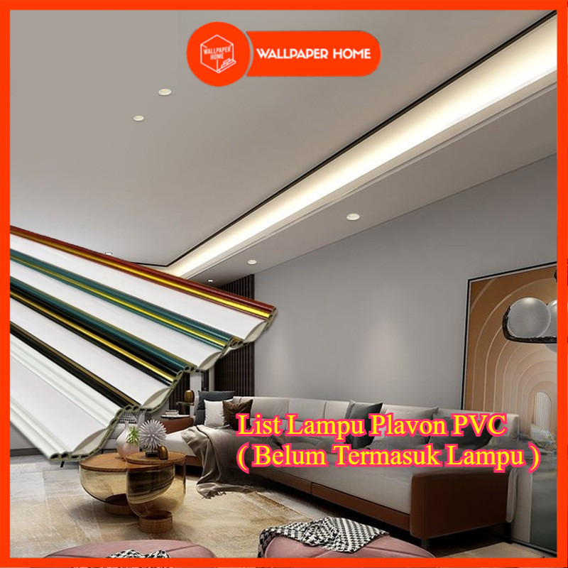 WALLPAPER HOME OFFICIAL STORE - List Lampu Plafon PVC / List Lampu LED Termurah
