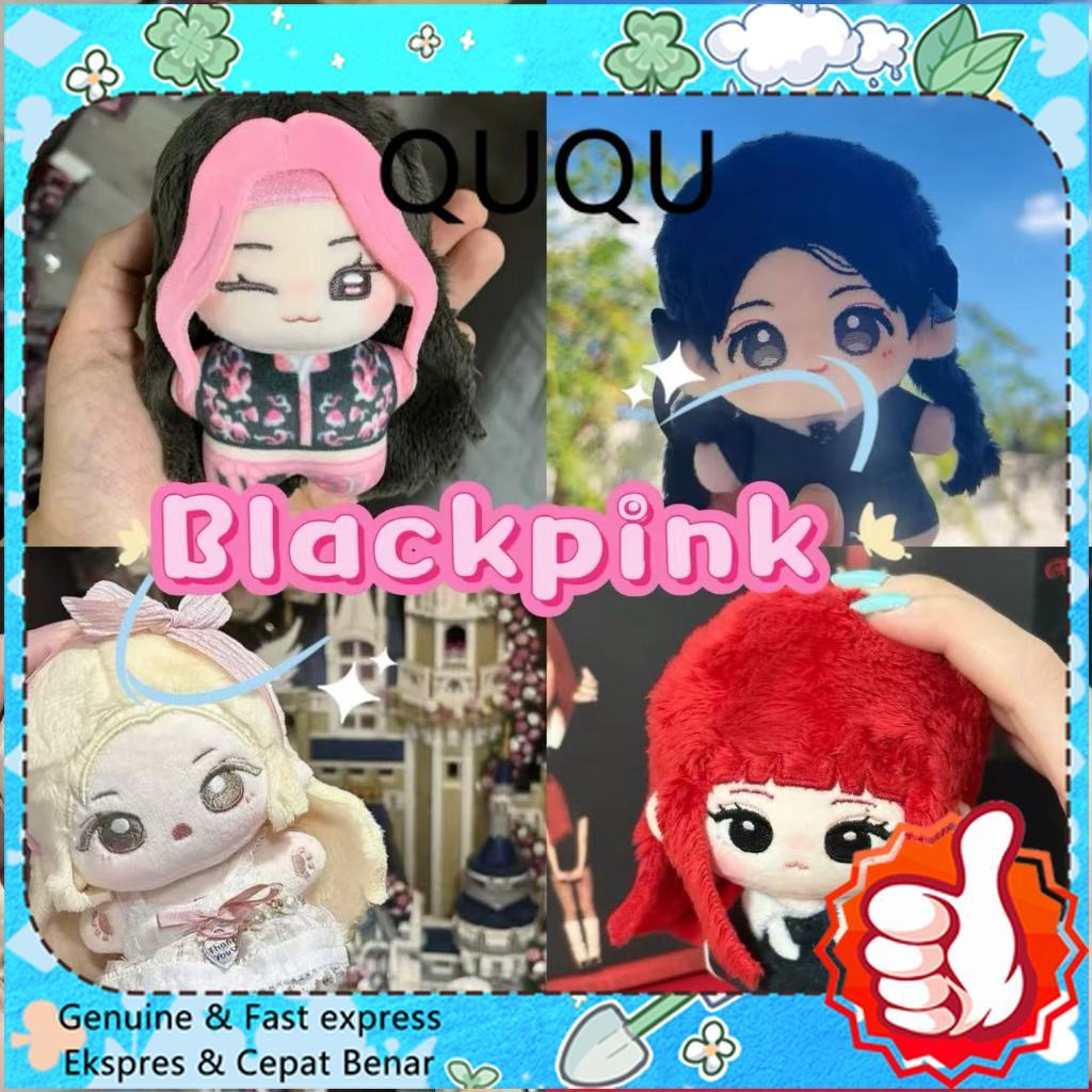 BLACKPINK Plush Cotton Doll JISOO JENNIE ROSÉ LISA Korean Celebrity Cute Stuffed Plushies Toys10cm