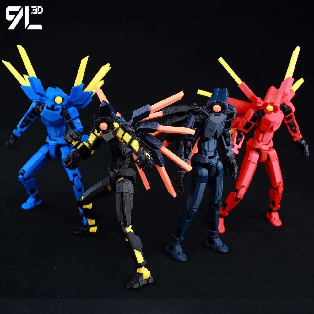 Lucky13 Dummy13 Ultrakill V1 Series Anime Characters-3D Printed Multi-Jointed Deformable Body Posing