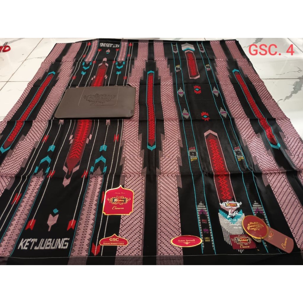 PROMO CUCI GUDANG RAMADHAN *Sarung Ketjubung Songket**Mutif GSC**Gold/ Full Sutra*
*Kwalitas bintang