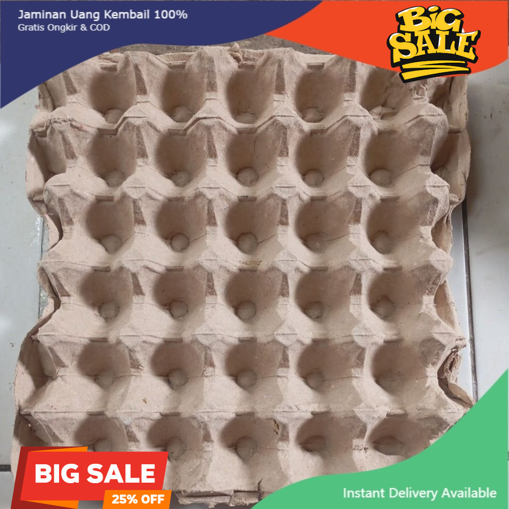 Tray Telur Bekas Murah Jankrik 75% Kondisi Random Egg Tray karton Wadah Telor ayam/bebek bekas
