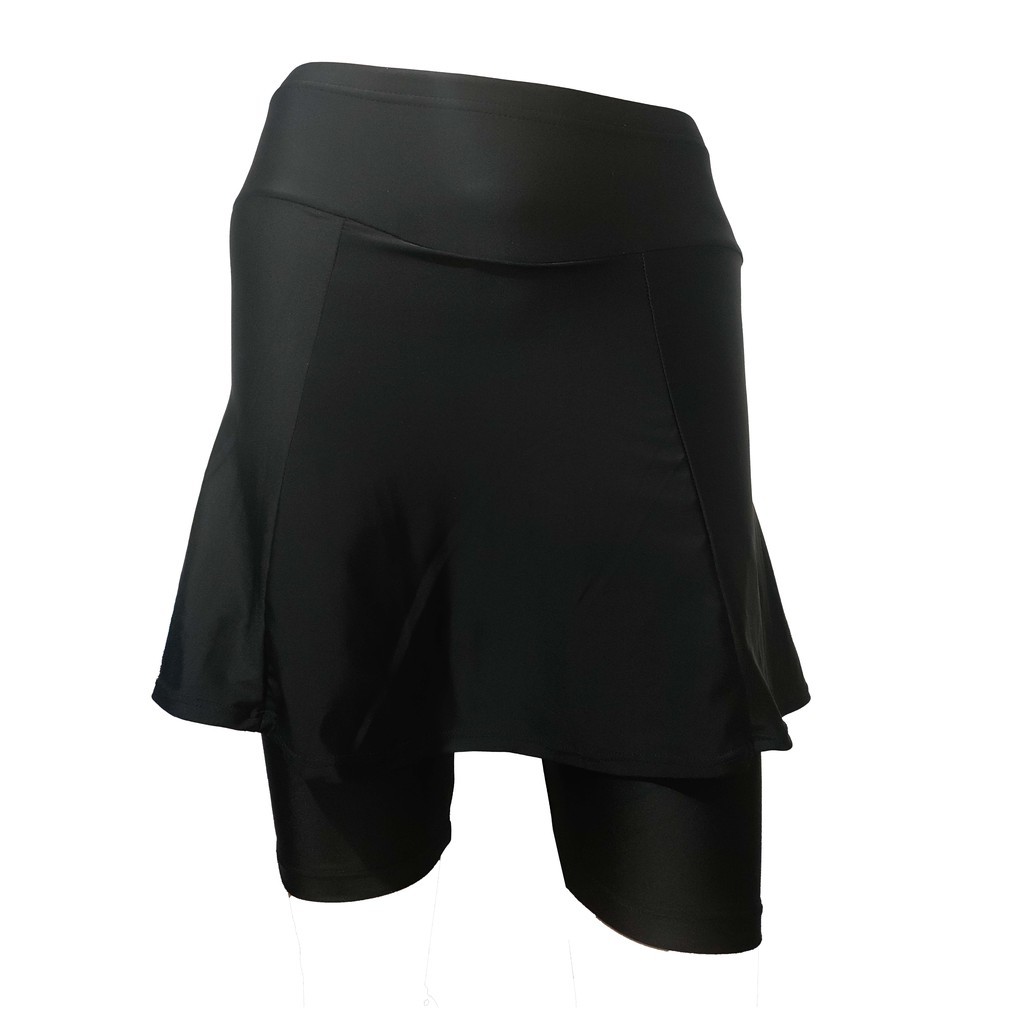 BELI 1 DAPAT 1 celana sepeda polos ketat-celana sepeda balap wanita rok pendek padding busa