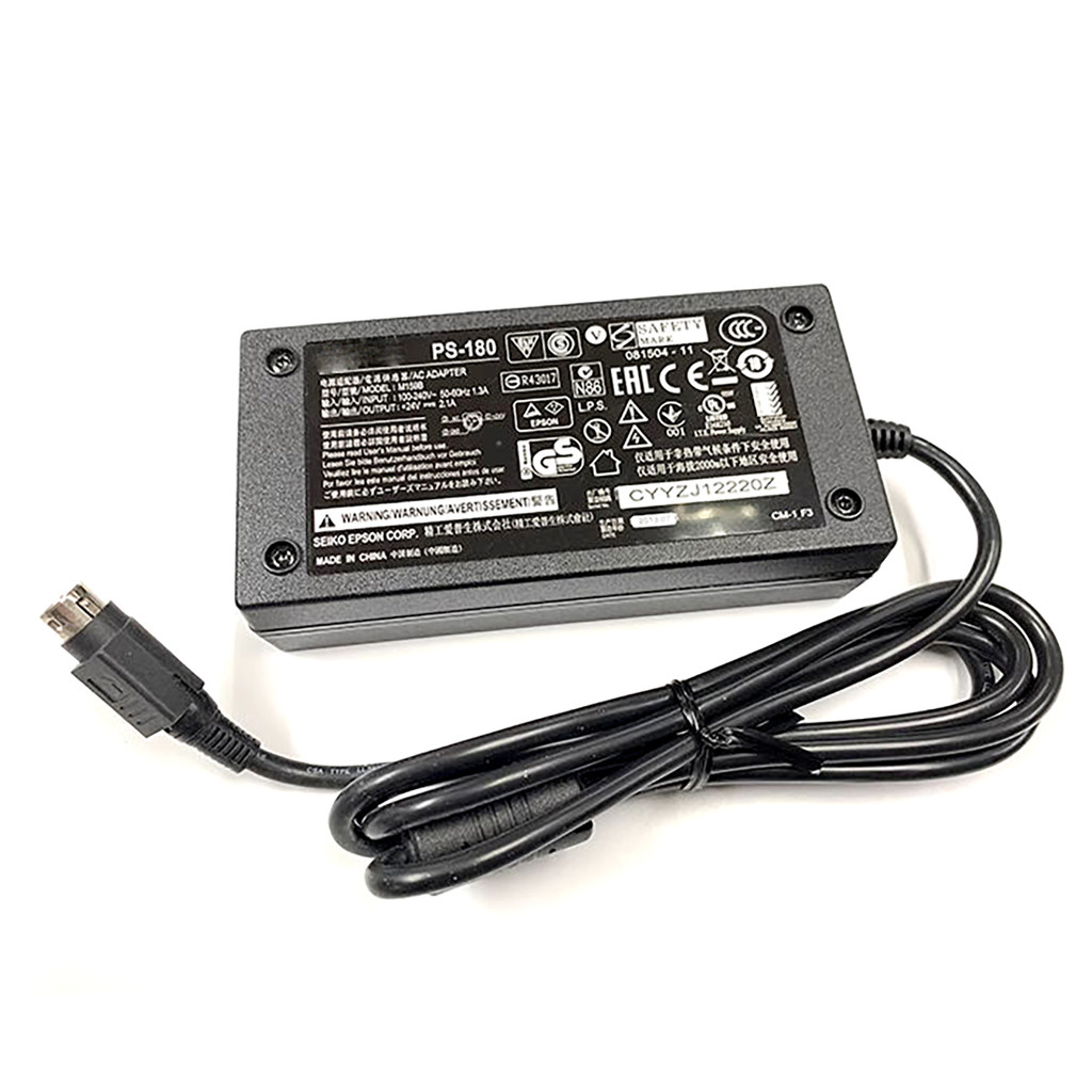 Genuine PS180 PS180 24V 21A M159E M159B M159D PS190 AC Adapter Charger for Epson POS Printer TM88 TM