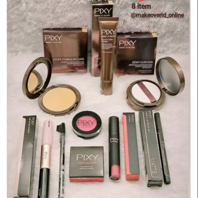 PIXY PAKET (FREE SERUM) MAKE IT GLOW DEWY CUSHION  PIXY MAKE IT GLOW / CUSHION