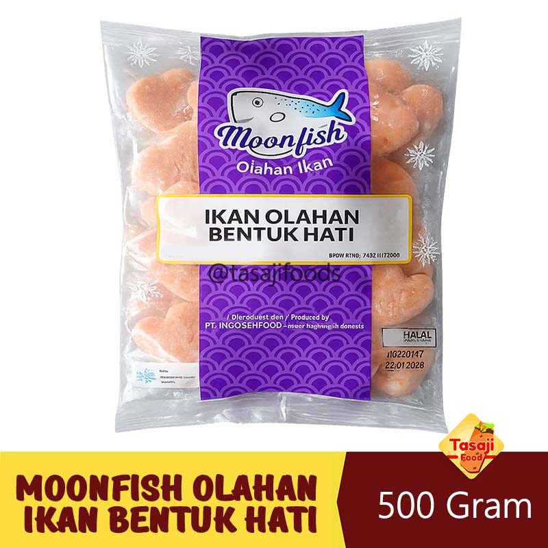 Moonfish Olahan Ikan Bentuk Hati 500 Gram Olahan Ikan