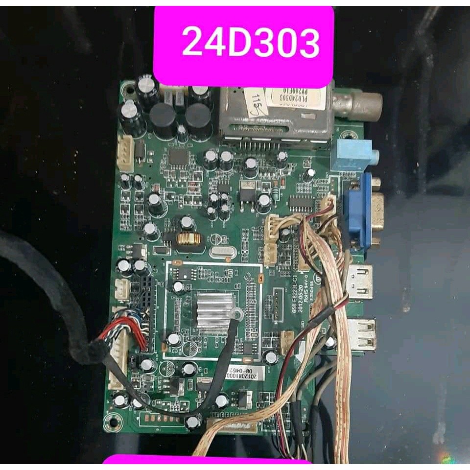 Mb - Mainboard - Motherboard - Mesin Tv Polytron PLD 24D303