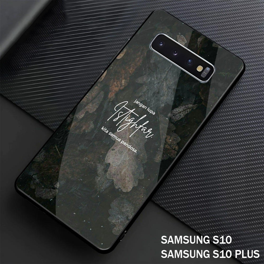 Softcase Kilau Glass Hp Terbaru Samung S10 PLUS I S10 silikon Hp Samsung S10 PLUS I S10 Case Mewah M