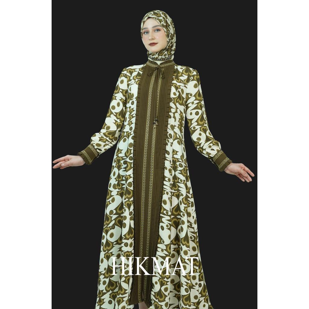 HIKMAT FASHION ORIGINAL A1393 ABAYA HIKMAT NOERBUTIKMUSLIM