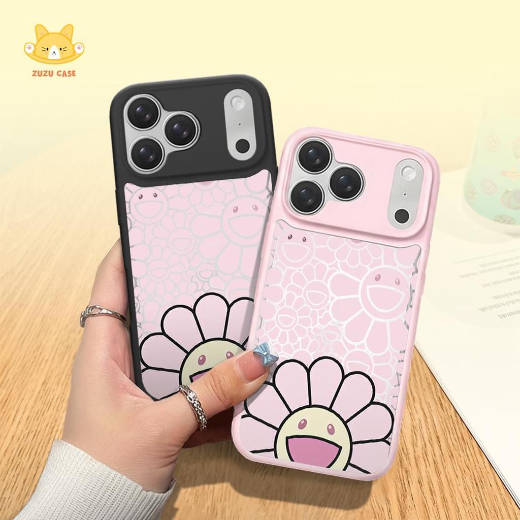 Hardcase Acrylic Murakami IP 17 PRO PROMAX IP 13 IP 15 A56 A35 A55 Casing Black Pink Transparan Prem