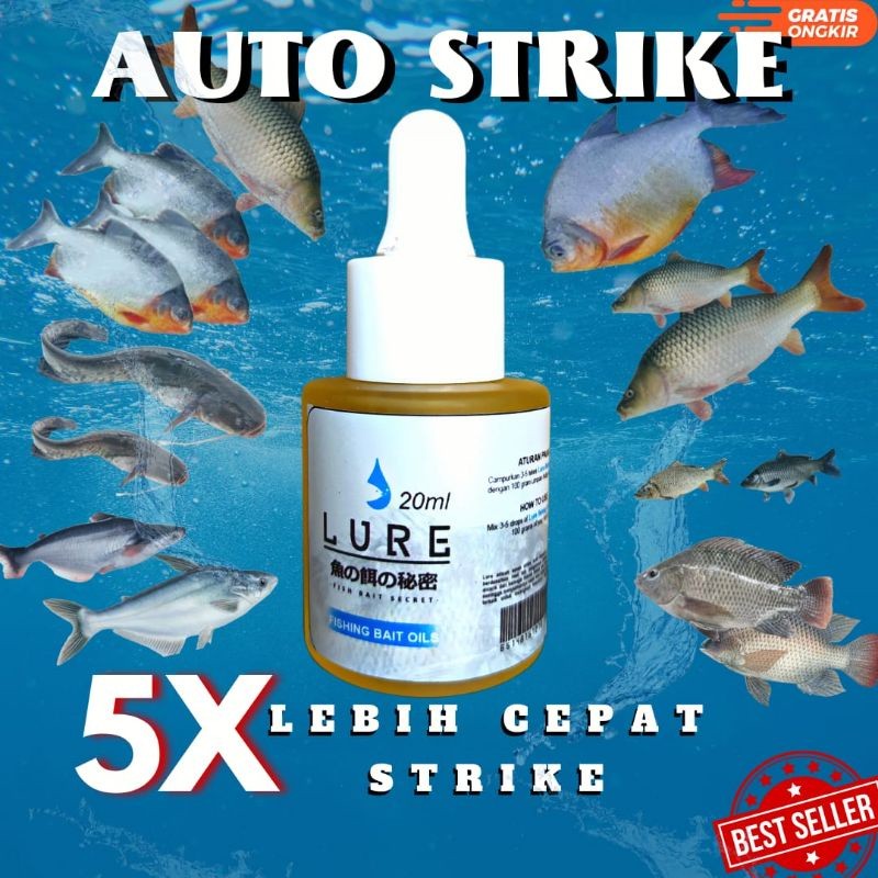 TERLARIS LURE Essen Jahat Premium Untuk Segala Ikan Air Tawar Bawal ikan mas Lele Patin Esen Galatam