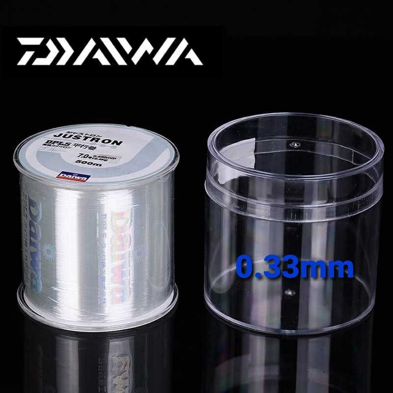 TERLARIS Senar Pancing Daiwa Justron Original 500m Clear