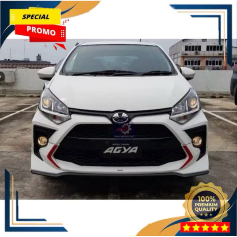 (Garansi Rapi) Bodykit Body Kit Agya Ayla 2020 2021 2022 Depan saja