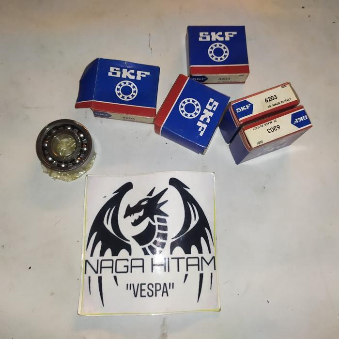 bearing SKF 6203 Roda depan vespa ASLI nos