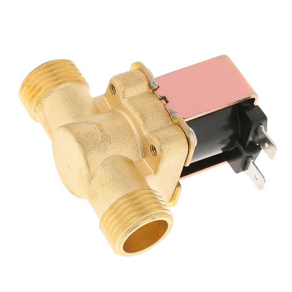 1/2 Electric Solenoid Valve 1/2"  12V Normally Closed Brass Electric Solenoid Valve For Water Contro