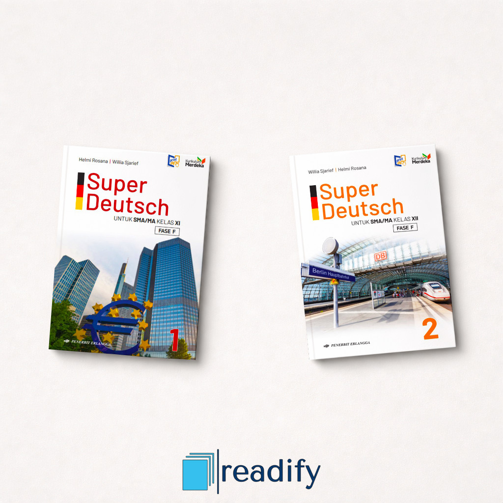 Super Deutsch: Bahasa Jerman Kelas 11 12 SMA/MA Erlangga Kurikulum Merdeka Revisi Terbaru