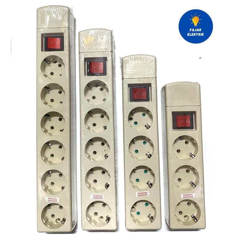 UTICON STOP KONTAK SAKLAR 3 4 5 6 LUBANG / STOPKONTAK + SAKLAR UTICON - 3 LUBANG