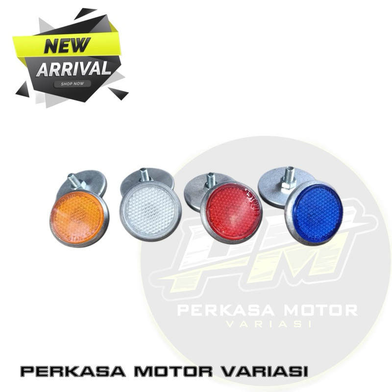 MataKucing Kupingan K5 Warna Merah Kuning Biru Putih