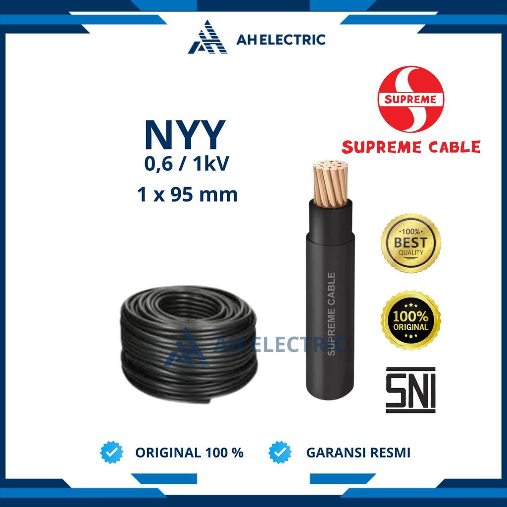 Supreme Kabel NYY 1x95 mm / 1 x 95 mm | Eceran | Meteran | Original