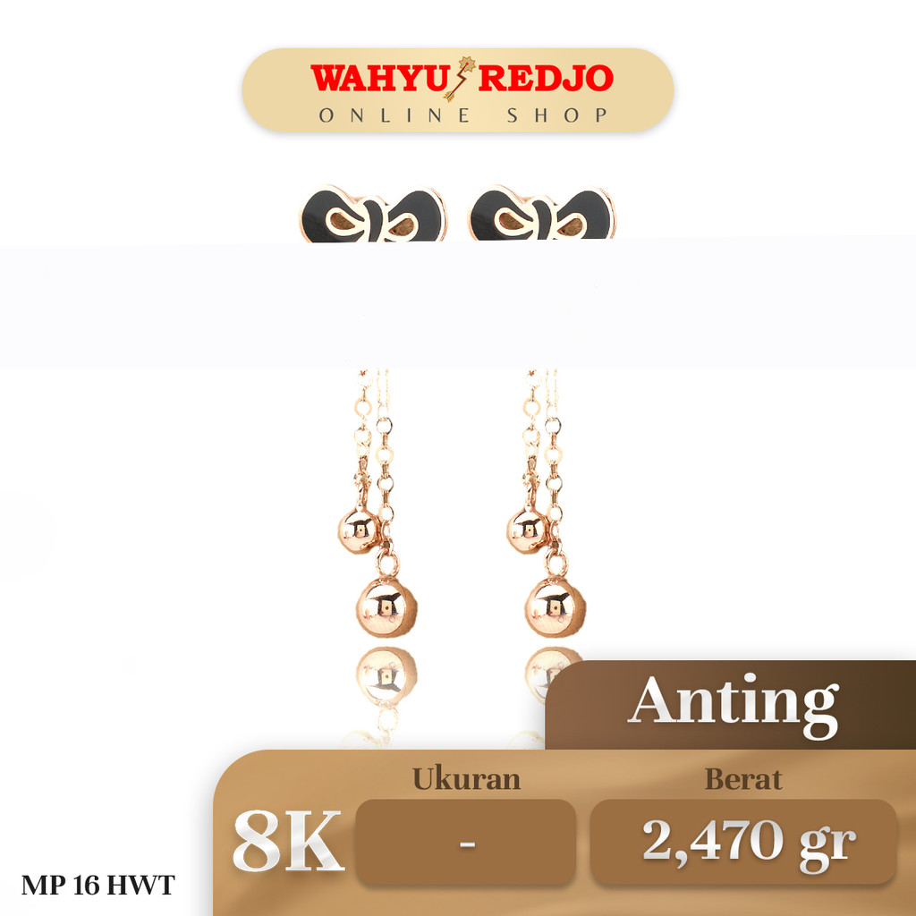 Anting-Anting Emas 8K HWT Wahyu Redjo AN-8K-30897916-PMR