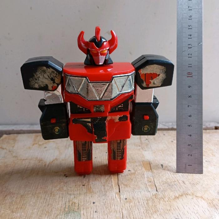mainan robot vintage megazord power rangers Dcast