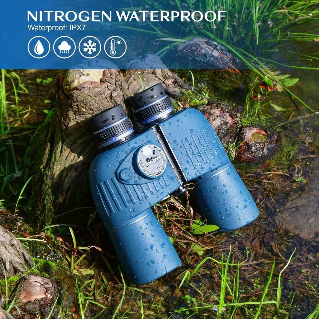 Teropong Eyebre Teropong Binocular Outdoor Waterproof Floating Compass 7x50 - B696