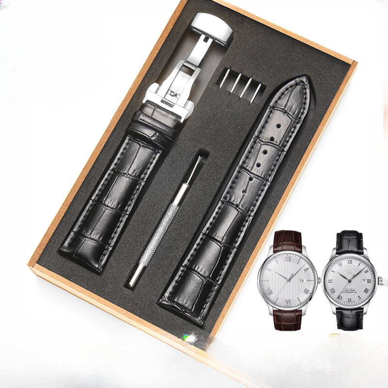 For Tissot Original Replace 1853 Le Locle T41 Watband T00407b Genuine Leather Starfish Junya T461 Ac