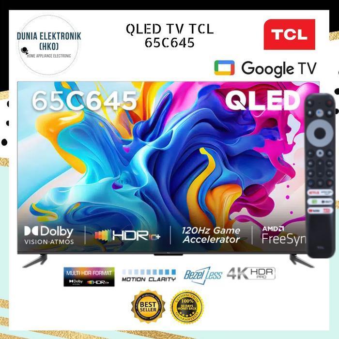 Promoo Tcl 65C645 Tv Qled 65 Inch Google Tv 65 Inch 4K Hdr Dolby | Tcl 65C645