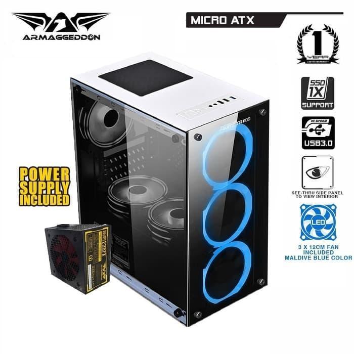 [PROMO]ARMAGEDDON NIMITZ TR1100 CASING PC CASE - Putih- Falcon Tech