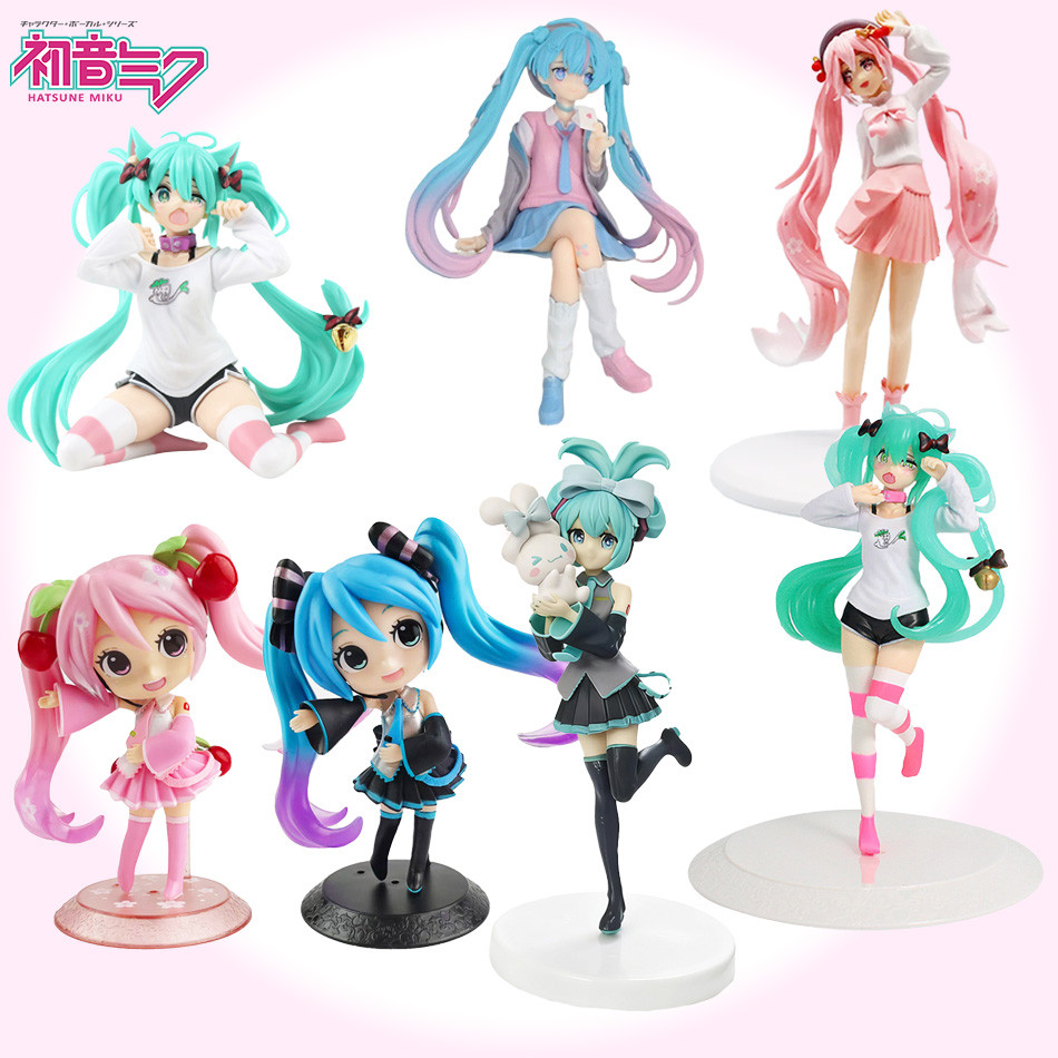 Sexy Girl Hatsune Miku Anime Figure Fashion Subclture Miku Action Figure Birthday ristmas Gift PVC C