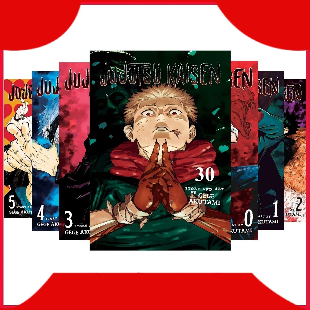 Manga Jujutsu Kaisen, Vol 0-30  (English)