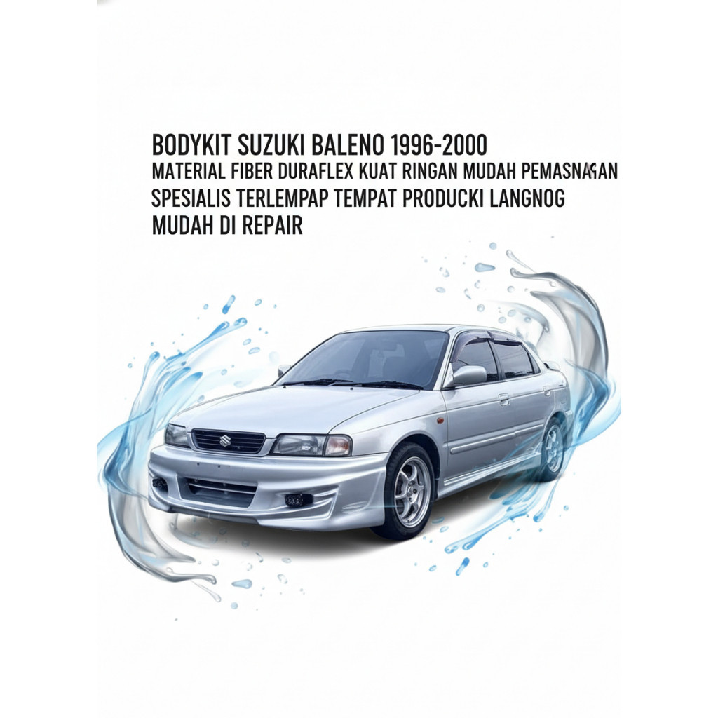 tbodykit baleno 1996-2000 bodikit baleno bodykit suzuki baleno