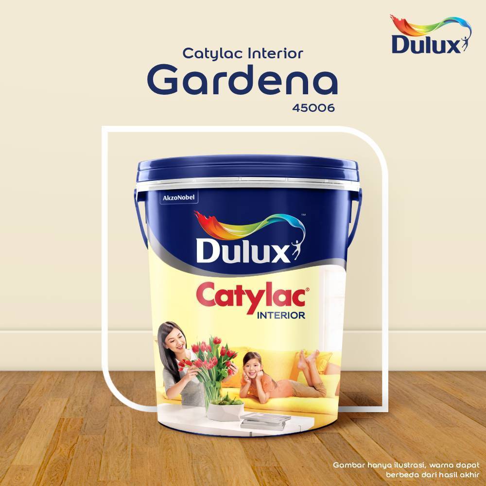 CAT TEMBOK GARDENA DULUX CATYLAC INTERIOR -25 KG 45006 CAT TEMBOK DULUX CATYLAC