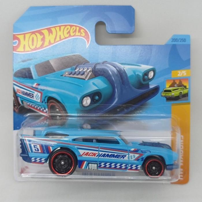 Diecast Hot Wheels JACK HAMMER SHORT CARD Mainan Skala 64