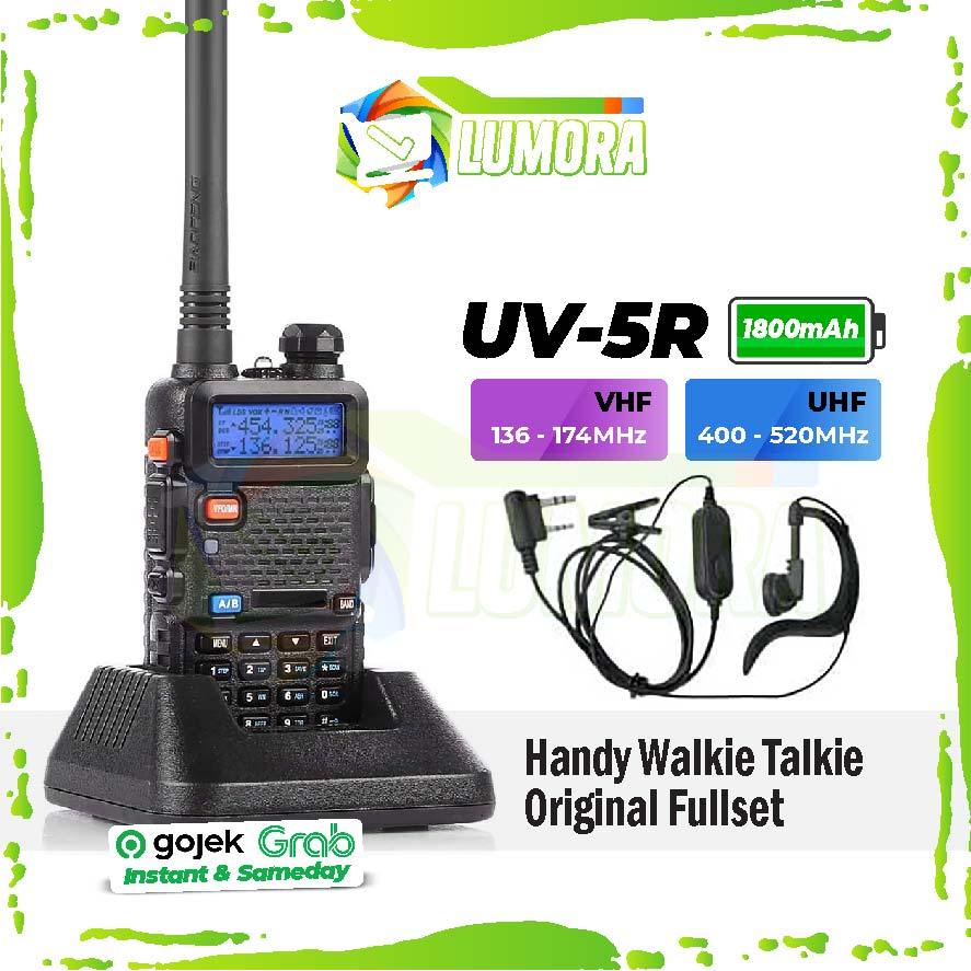 Walkie Talkie Handy Talkie HT UV-5R Radio Komunikasi Jarak Jauh Komunikasi SUARA JERNIH