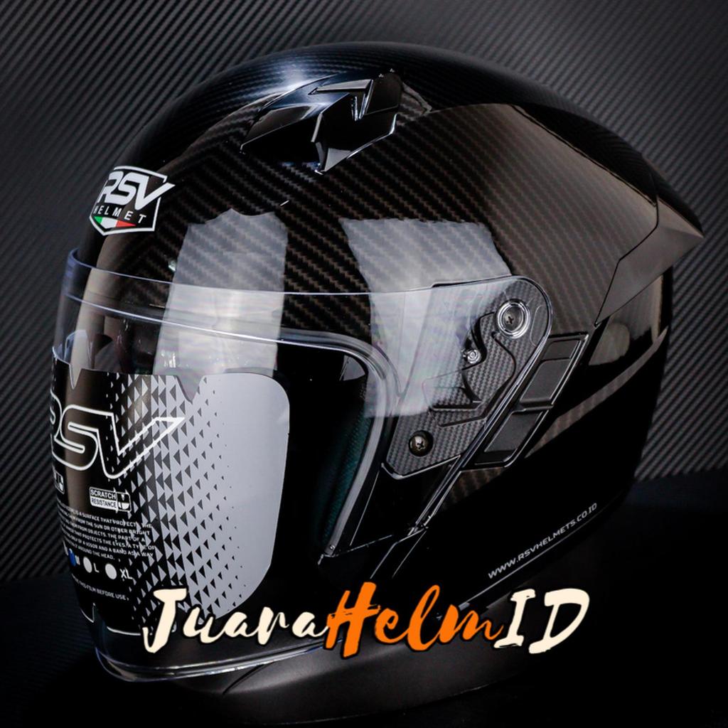 RSV HELM SV300 CARBON / BLACK / SV300 DOUBLE VISOR