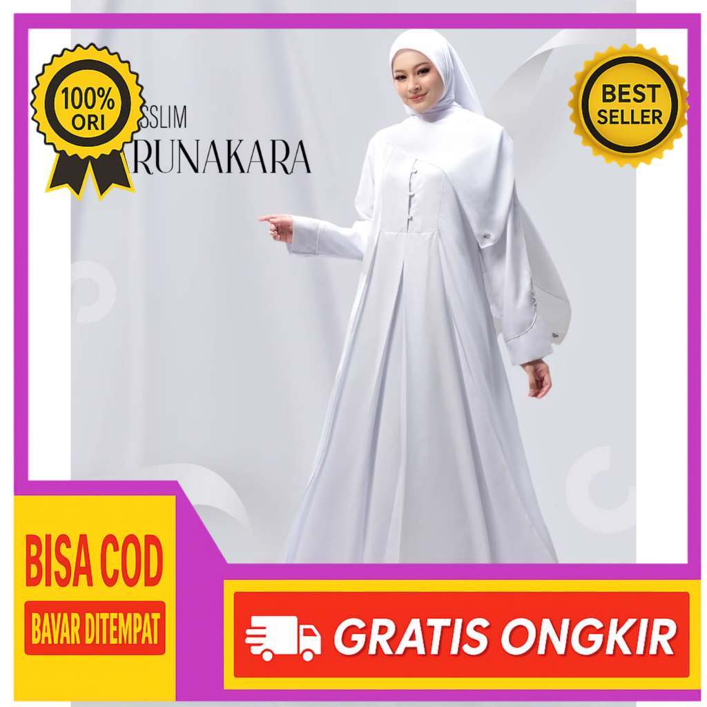 Rabbani ori - Dresslim Arunakara | Dresslim Rabbani | Gamis Rabbani | Gamis Putih Dewasa | Gamis | G