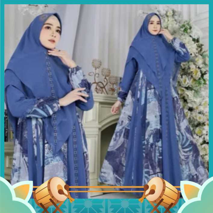 Baju Lebaran Murah / TERVIRAL DAN PROMO Syaqila syari mewah syari original cantik bahan adem syari k