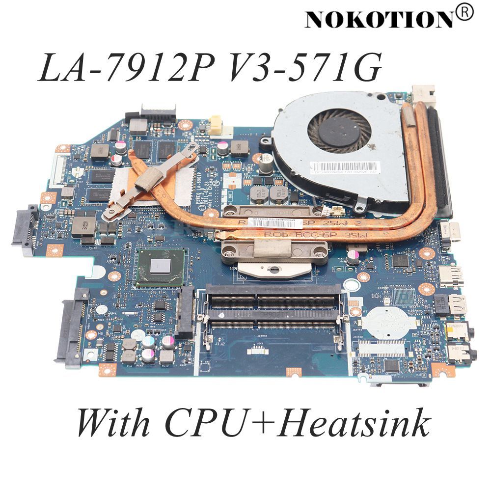 5WVH Q5WV1 LA-7912P For Acer Aspire V3-571G E1-571 E1-571G Laptop Motherboard With GT630M GT640M GT7