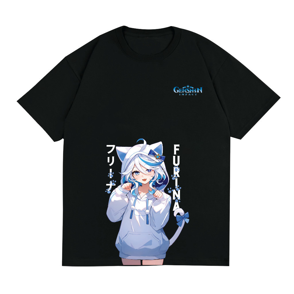 Baju Kaos Furina Genshin Impact Hydro Archon  - Kaos Genshin Impact