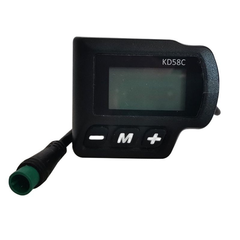Layar LCD 36V 48V KEY DISP KD58C (kustom) untuk Sepeda Listrik, Panel Pengganti Kecepatan e-Bike, Ki