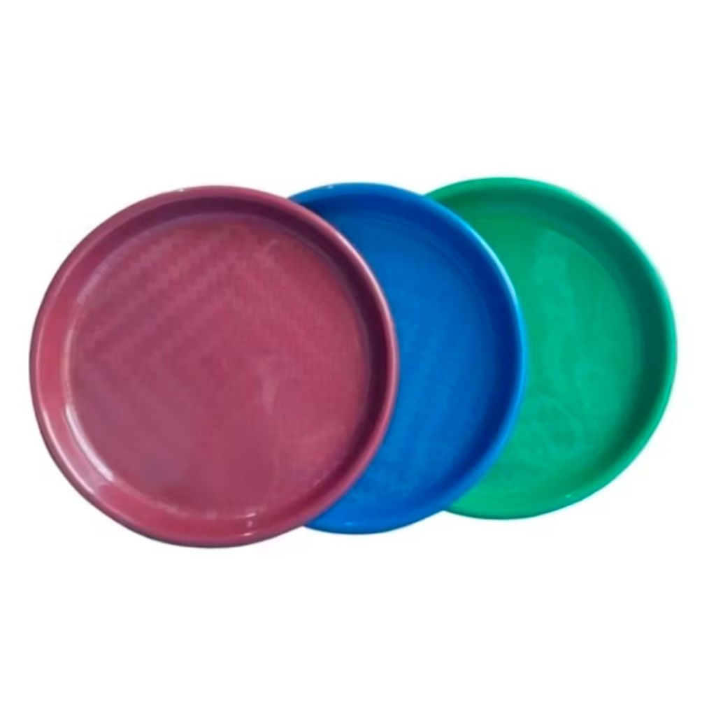 Promo Tampah Plastik Bulat Wadah Nampan Tumpeng Kue Basah - 40 cm Terlaris