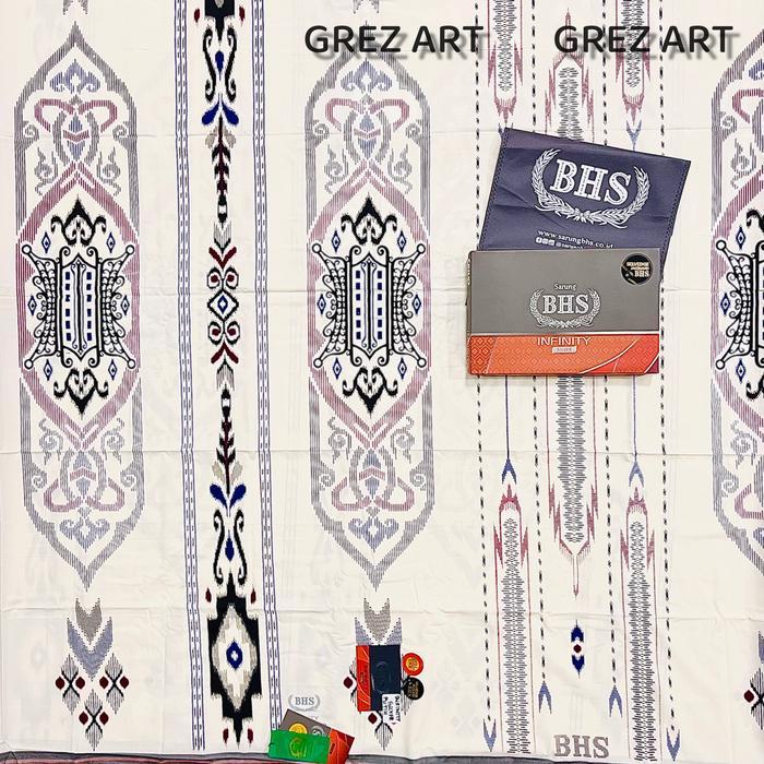 HOT PRODUK (BARU) Sarung BHS Infinity Silver & Gold | BHS COSMO Original - LIMITED SILVER PUTIH Terl