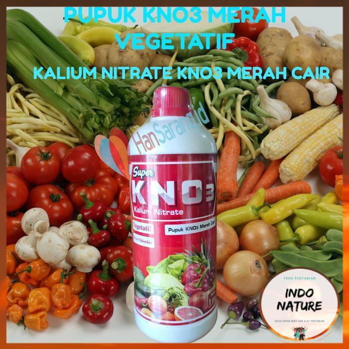 [ IndoNature ] KNO Merah Cair pupuk masa vegetatif pertumbuhan kno 3 Kalium Nitrate