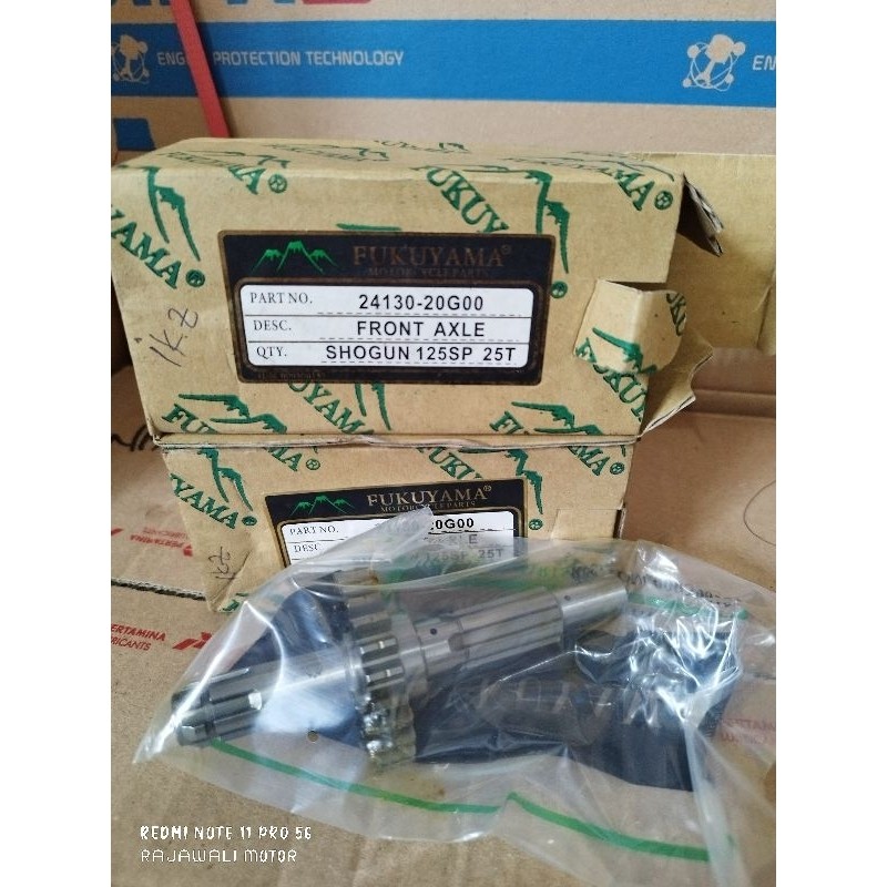 as gear depan shogun 125 sp fukuyama
